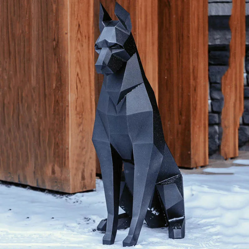 Origami dog 3D