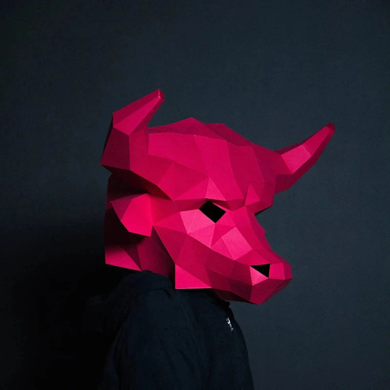 3D Origami animal masks