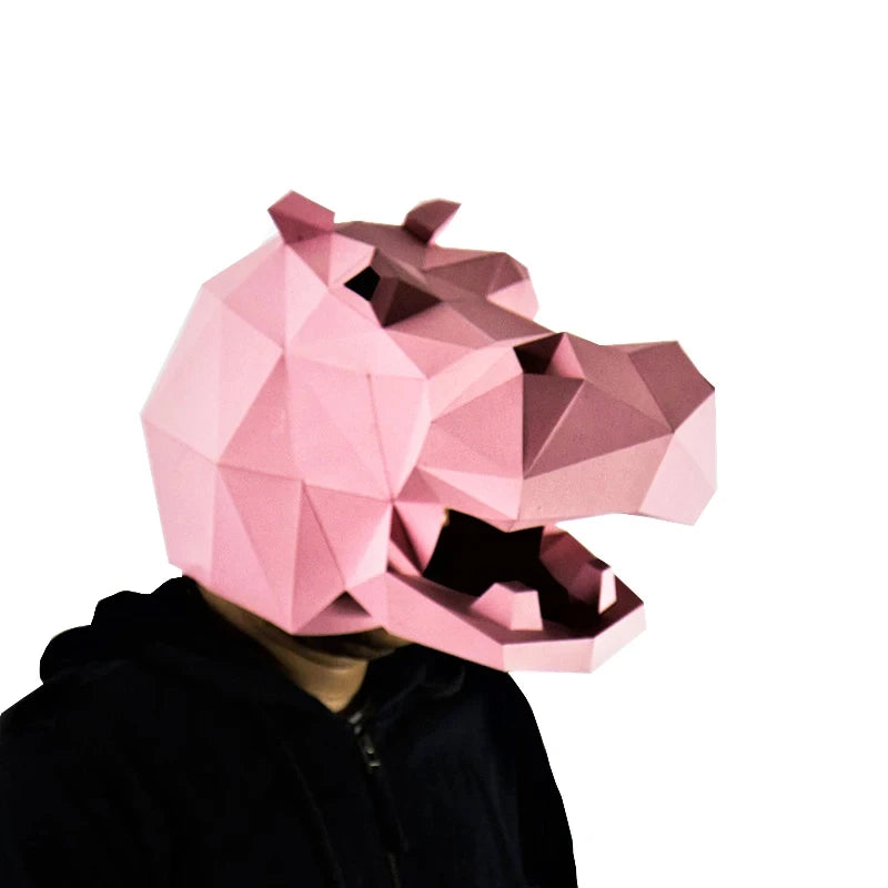 3D Origami animal masks
