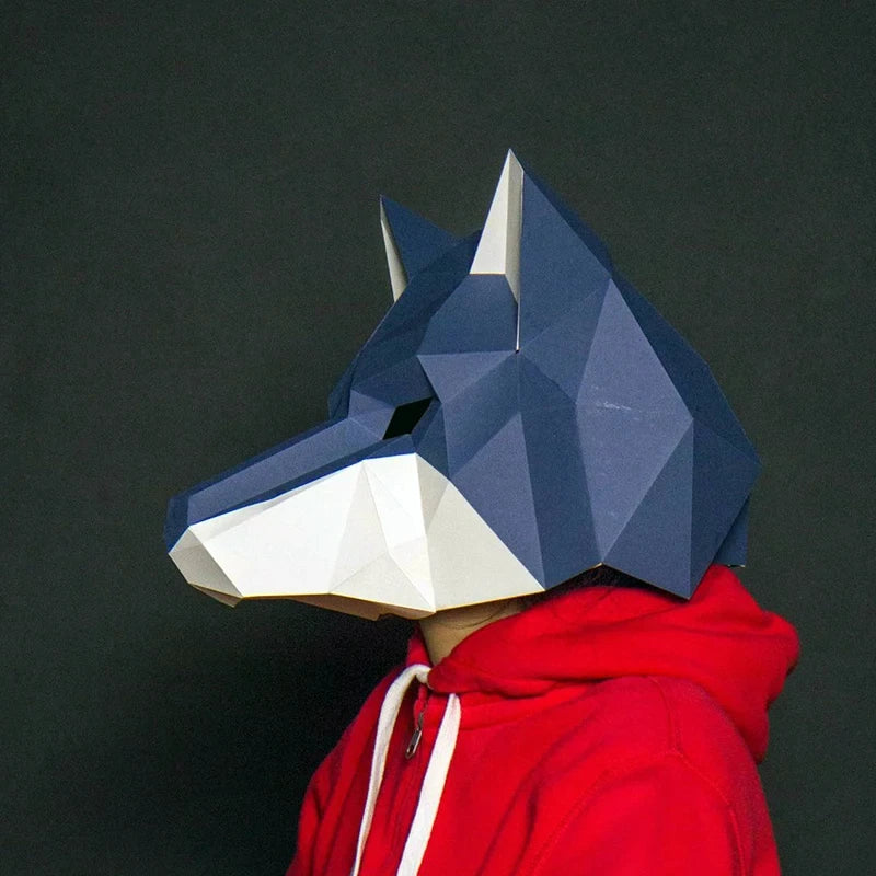 3D Origami animal masks