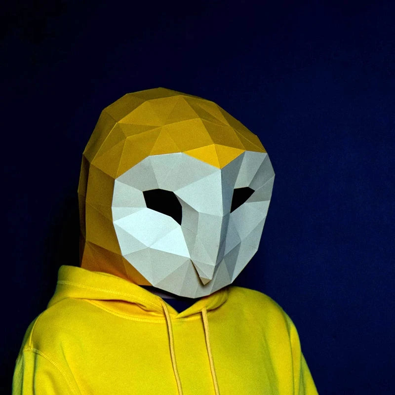 3D Origami animal masks