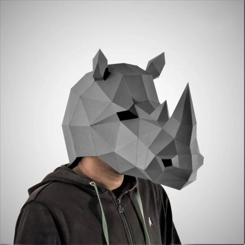 3D Origami animal masks