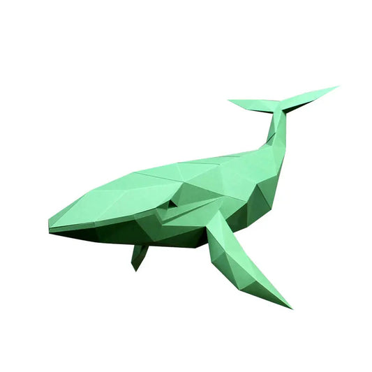 Origami whale 3D DIY Puzzle