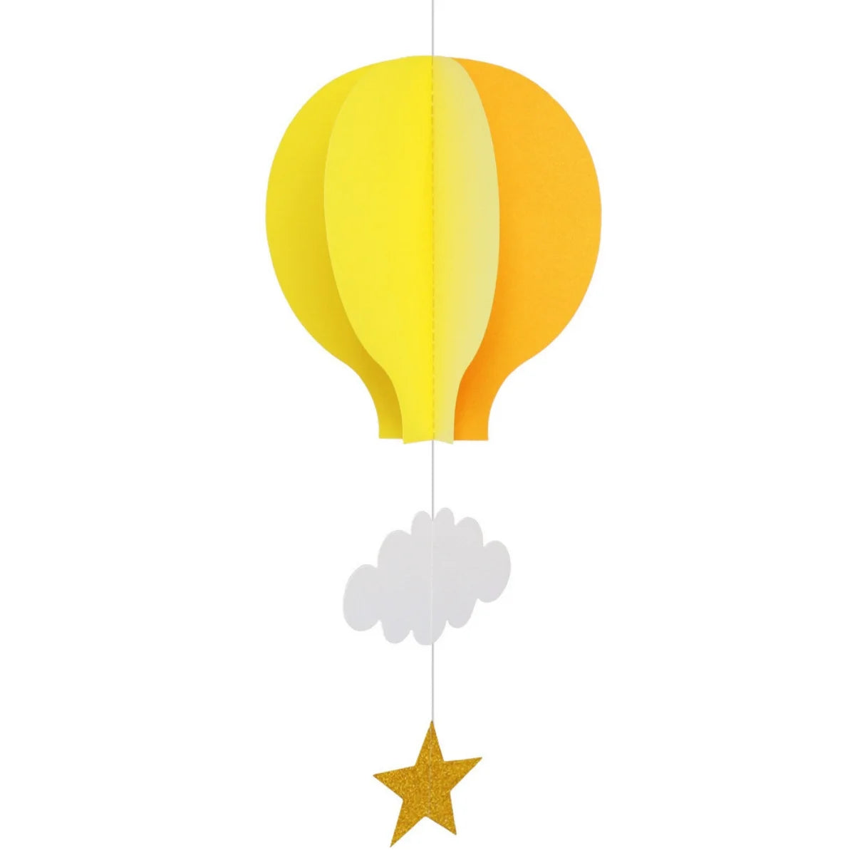 Guirlande Montgolfière jaune