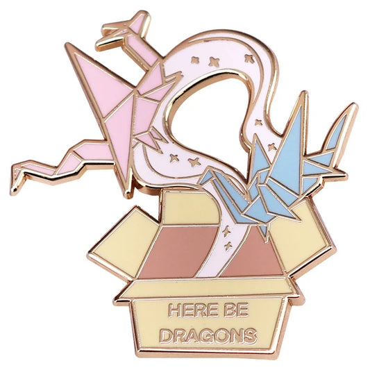 Pin's dragon origami
