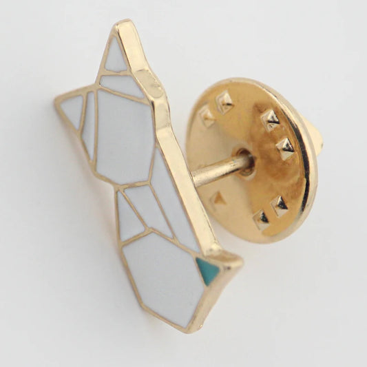 Pin's chat blanc
