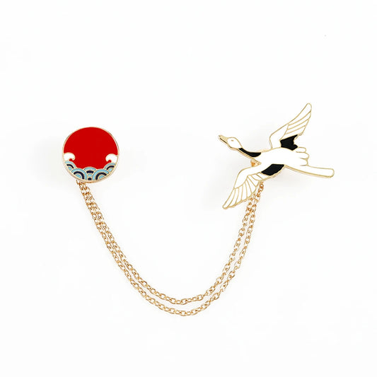 Originale grue origami Pin's